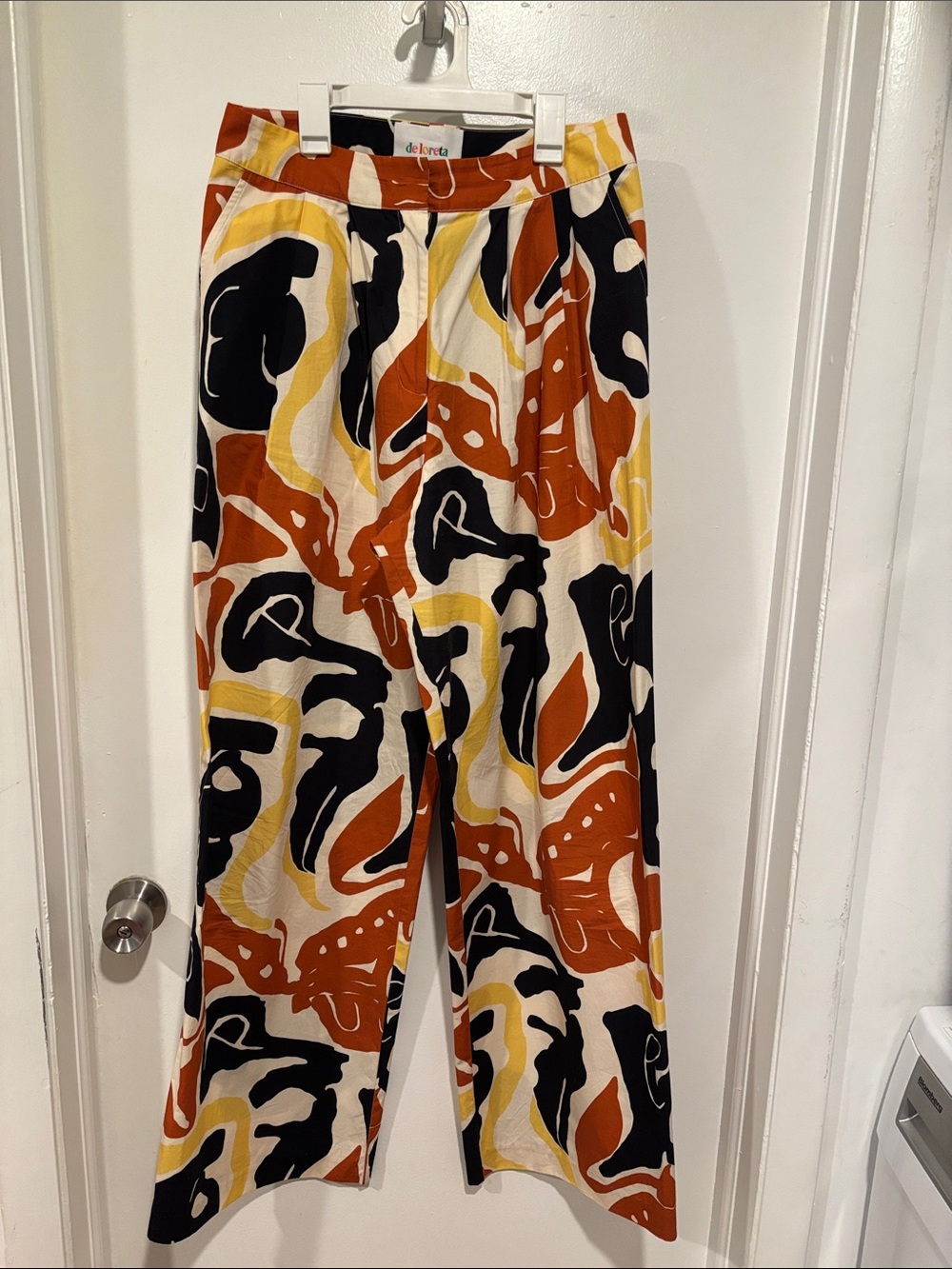 Printed Wide-Leg Pants - Multi Color